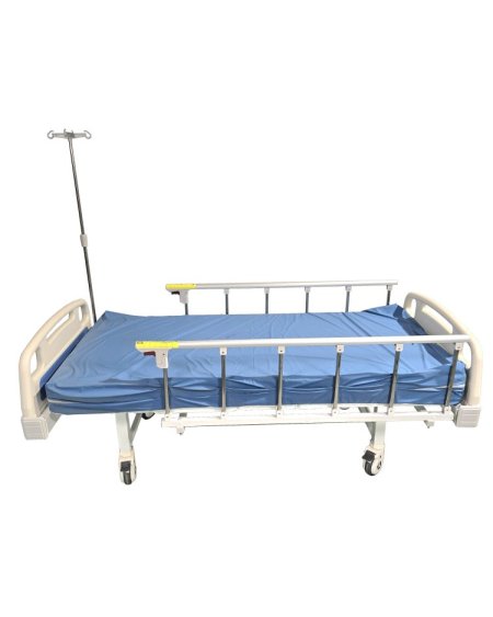 Quirumed Articulated Manual Hospital Bed With Mattress 88 X 188 cm   (Detachable Drip Pole priced separately) 